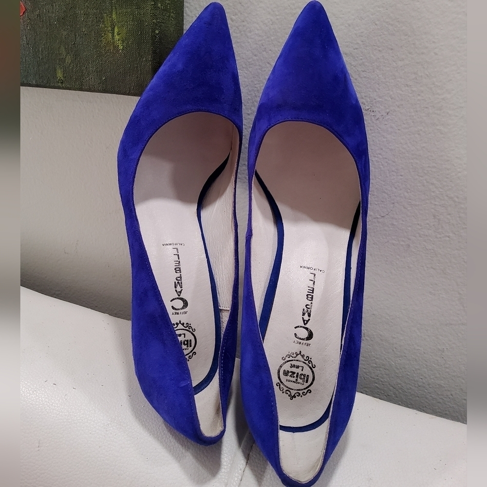 Jeffrey Campbell California Suede Heels Size 8 - Picture 10 of 10